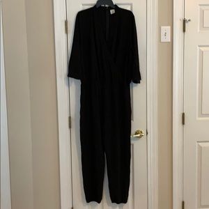 3/4 sleeve length jumpsuit